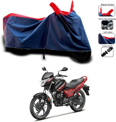 KEDIT Two Wheeler Cover for Hero(Glamour i3s, Red)