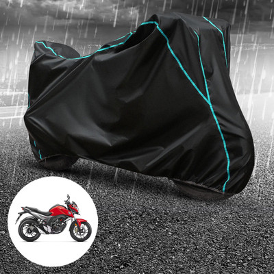 CODOKI Waterproof Two Wheeler Cover for Honda(CB Hornet 160, Black)