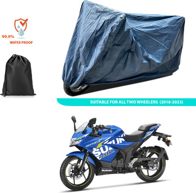 CODOKI Waterproof Two Wheeler Cover for Suzuki(Gixxer SF 150, Blue)