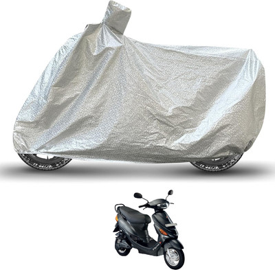 Caronix Waterproof Two Wheeler Cover for Hero(E Sprint, Silver)