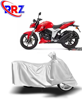RRZ Waterproof Two Wheeler Cover for TVS(Apache, White)