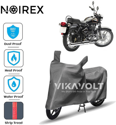 NOIREX Two Wheeler Cover for Royal Enfield(Bullet 350, Grey)