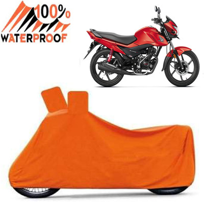 ROYAL AUTO MART Waterproof Two Wheeler Cover for Honda(Livo, Orange)