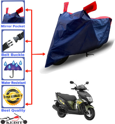 AASHTIK MART Two Wheeler Cover for Yamaha(RayZR 125 Fi, Red, Blue)