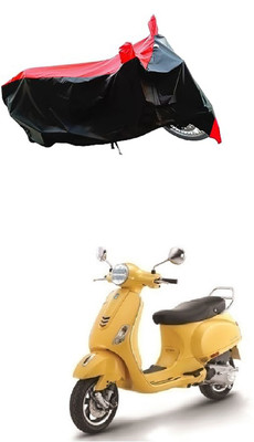 VESMEI Two Wheeler Cover for Vespa(VXL 125 BS6, Red)