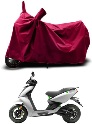 KEDIT Two Wheeler Cover for Ather(450 X, Maroon)