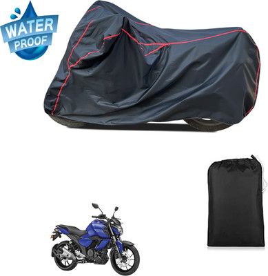 PAGORA Waterproof Two Wheeler Cover for Yamaha(FZ-X, Black)