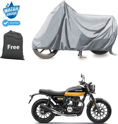 PAGORA Waterproof Two Wheeler Cover for Honda(CB350RS, Silver)