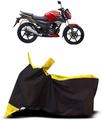 VESMEI Two Wheeler Cover for TVS(RED 125 BS6, Yellow)