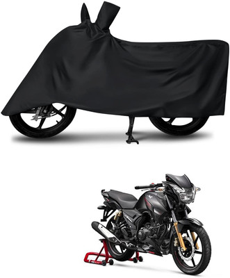 KEDIT Two Wheeler Cover for TVS(Apache RTR 160, Black)