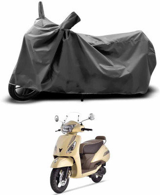 DeepShakshi AUTOMOTIVE Waterproof Two Wheeler Cover for TVS(Jupiter, Grey)