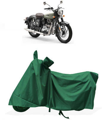 Tricway Two Wheeler Cover for Royal Enfield(Classic 350, Green)