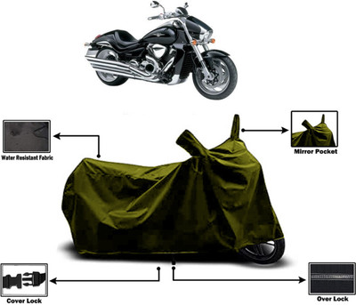 Amexride Two Wheeler Cover for Suzuki(Intruder M1800R, Green)