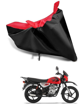 KEDIT Two Wheeler Cover for Bajaj(Boxer, Red, Black)