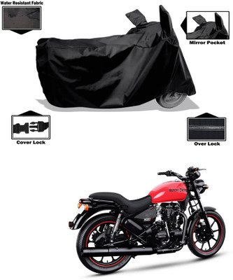 CODOKI Waterproof Two Wheeler Cover for Royal Enfield(Thunderbird 350, Black)