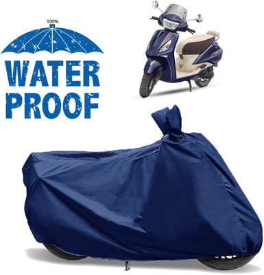 AUTOCAD Waterproof Two Wheeler Cover for TVS(Jupiter Grande, Blue)
