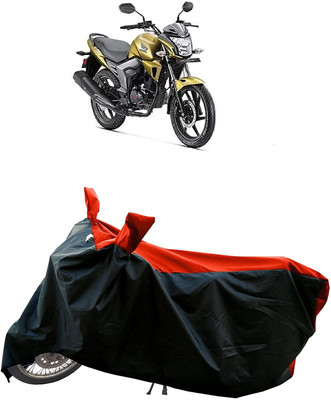 KEDIT Two Wheeler Cover for Honda(CB Trigger, Red, Black)