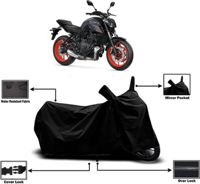 KEDIT Two Wheeler Cover for Yamaha(MT 07, Black)