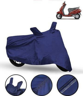 DeepShakshi AUTOMOTIVE Waterproof Two Wheeler Cover for Hero, Honda, TVS, Yamaha, Hero Electric, Universal For Bike(Activa, Blue)
