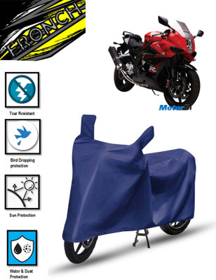 FRONCH Waterproof Two Wheeler Cover for Hyosung(GT650R, Blue)