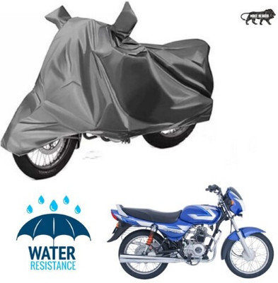 JSJINSIL Waterproof Two Wheeler Cover for Bajaj(CT100, Grey)