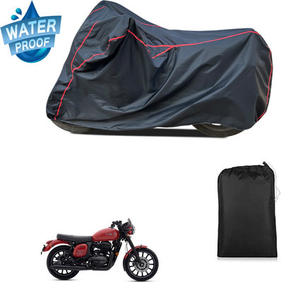 PAGORA Waterproof Two Wheeler Cover for JAWA(42 BS6, Black)