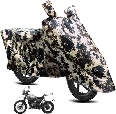 Auto Hub Waterproof Two Wheeler Cover for Royal Enfield(Himalayan, Multicolor)