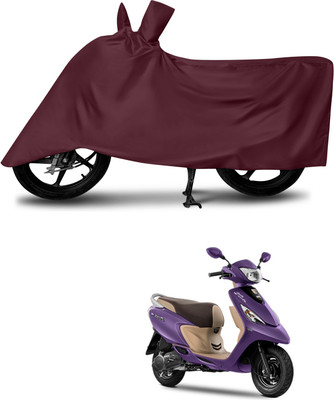 DeepShakshi AUTOMOTIVE Waterproof Two Wheeler Cover for TVS(Zest, Maroon)