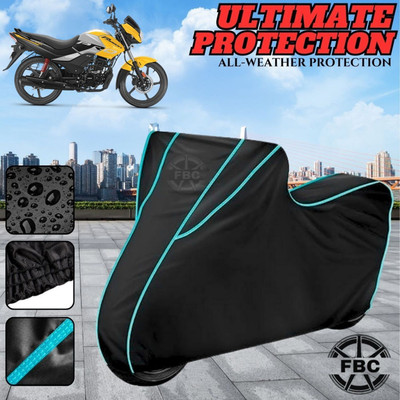 AUTOCAD Waterproof Two Wheeler Cover for Hero(Passion Pro, Black)