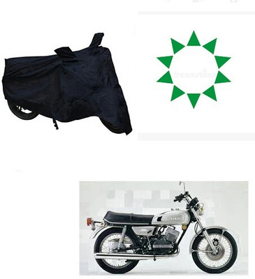 DeepShakshi AUTOMOTIVE Waterproof Two Wheeler Cover for Yamaha(RD 350, Black)