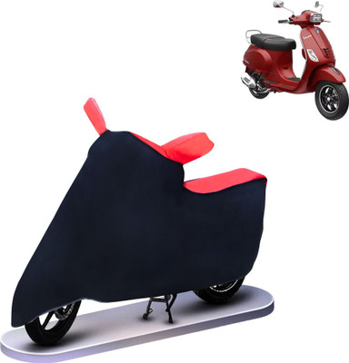 vyas Two Wheeler Cover for Vespa(Vespa SXL 150, Red, Black)