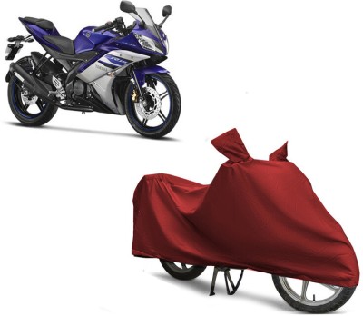 EGAL Waterproof Two Wheeler Cover for Yamaha(YZF-R15 V2 BS6, Maroon)