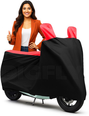 BigFly Two Wheeler Cover for Ola(Electric Scooter, Black)