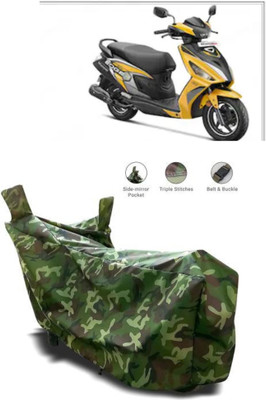 Aada Waterproof Two Wheeler Cover for Universal For Bike(Green)