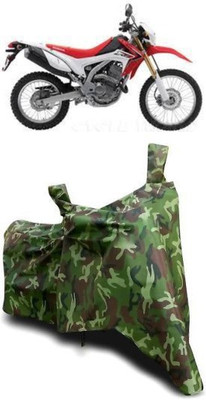 ATBROTHERS Waterproof Two Wheeler Cover for Honda(CRF 250 L, Multicolor, Green)