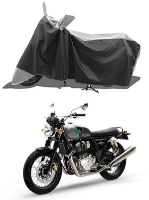 GROFATIK Two Wheeler Cover for Royal Enfield(Interceptor 650, Grey)