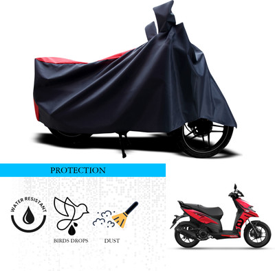 SnehaSales Waterproof Two Wheeler Cover for Aprilia(SR 160, Black, Red)