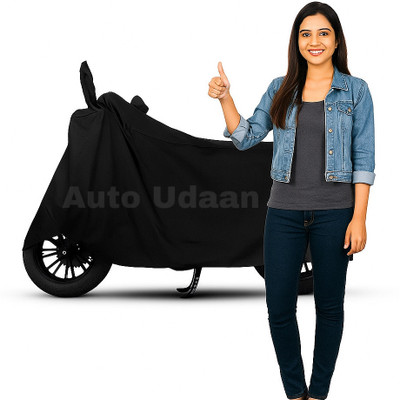 Auto Udaan Waterproof Two Wheeler Cover for Bajaj(Pulsar 150 DTS-i, Black)