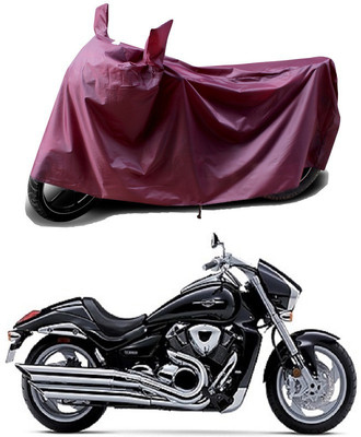 APNEK Waterproof Two Wheeler Cover for Suzuki(Intruder M1800R, Maroon)