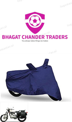 bhagat chander traders Waterproof Two Wheeler Cover for Royal Enfield(Machismo 500, Blue)