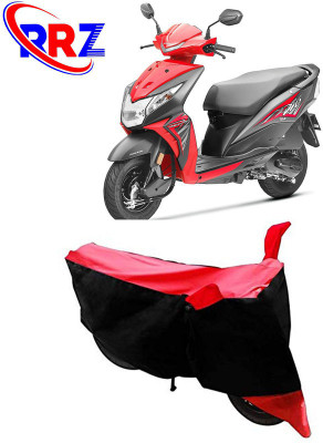 RRZ Waterproof Two Wheeler Cover for Honda(Deo, Black, Red)