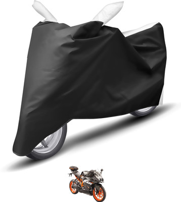 Caronix Waterproof Two Wheeler Cover for KTM(RC 200, White)