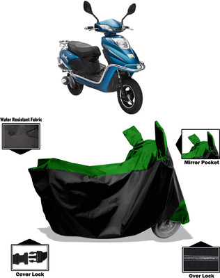 Amexride Two Wheeler Cover for Tunwal(Sport 63 48V, Green)