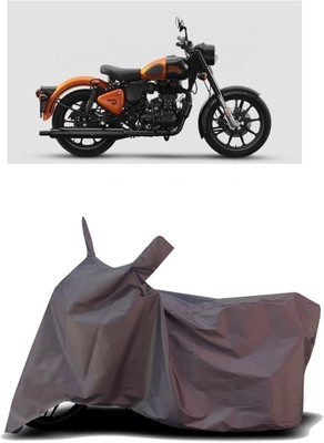 VESMEI Two Wheeler Cover for Royal Enfield(Bullet 350, Blue)