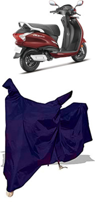 Amexride Two Wheeler Cover for Hero(Duet 125CC, Blue)