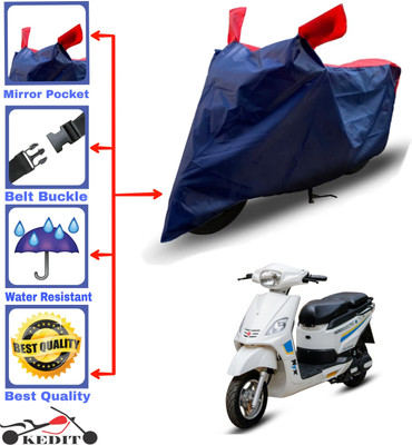 AASHTIK MART Two Wheeler Cover for Hero(Electric NYX, Red, Blue)