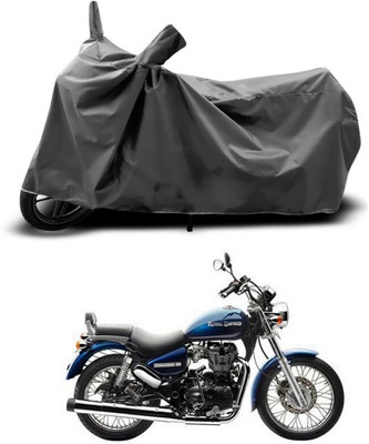 DeepShakshi AUTOMOTIVE Two Wheeler Cover for Royal Enfield(Thunderbird 350, Grey)