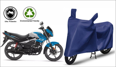 MMSSTAR Waterproof Two Wheeler Cover for Hero(Passion Pro, Blue)