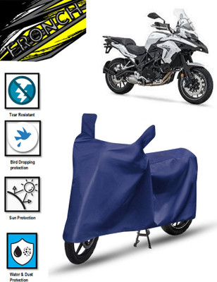 FRONCH Waterproof Two Wheeler Cover for Benelli(TRK 502, Blue)