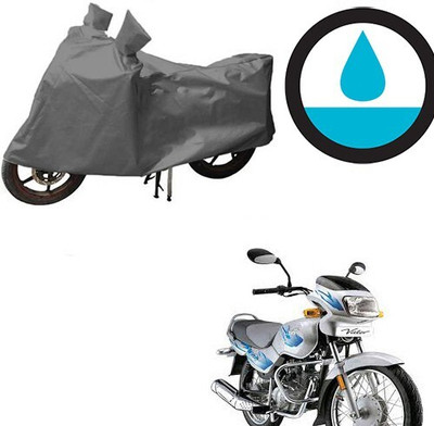 DeepShakshi AUTOMOTIVE Waterproof Two Wheeler Cover for TVS(Victor GLX, Grey)